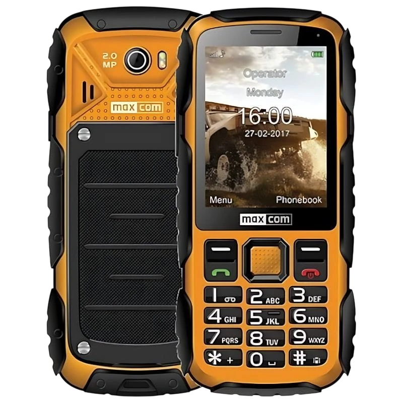 MaxCom MM920 Amarelo Robusto - Telefone Básico
