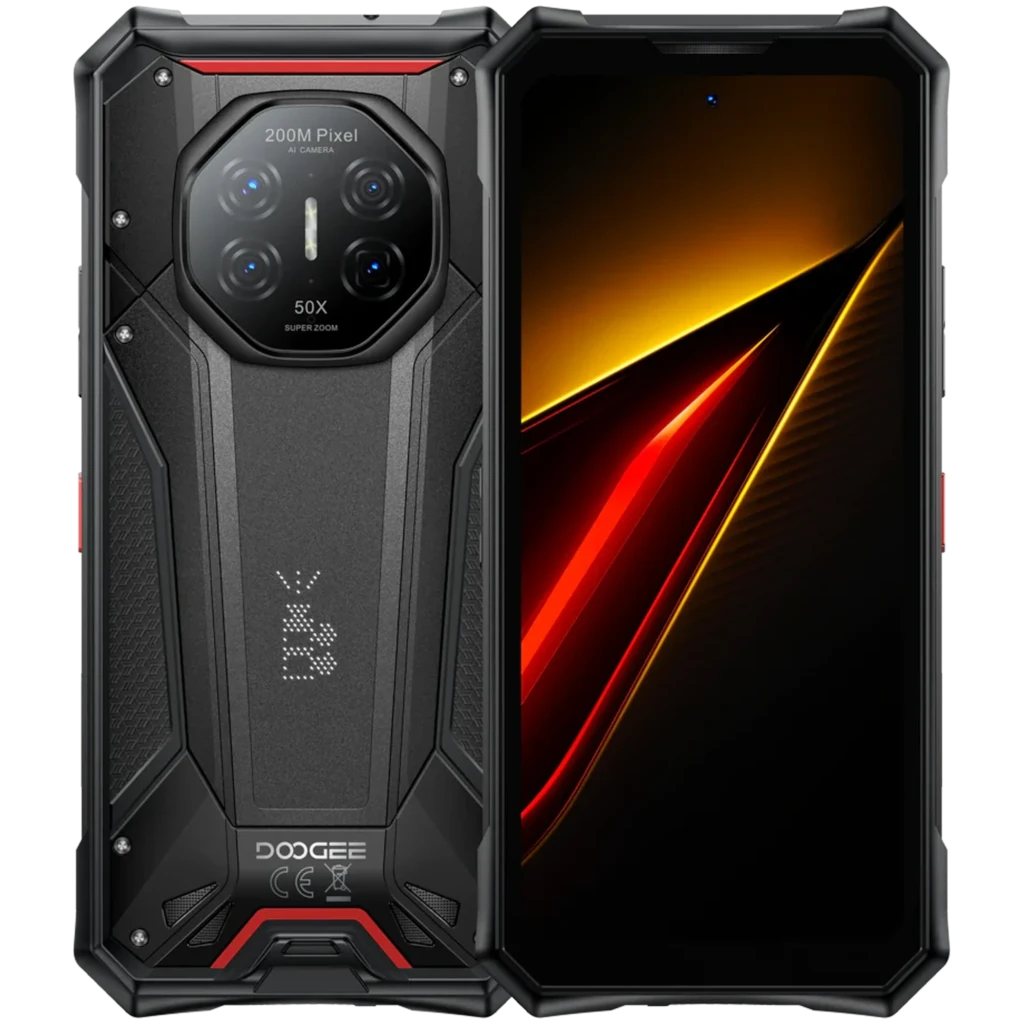 Doogee S300 Pro 512 GB Preto Processador MediaTek Dimensity 8300 16 GB de RAM Bateria de 11 000 mAh